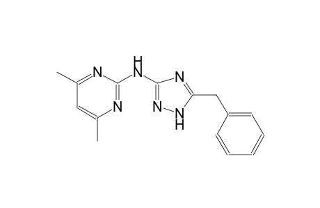 N-(5-benzyl-1H-1,2,4-triazol-3-yl)-4,6-dimethyl-2-pyrimidinamine