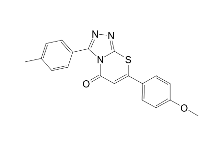 7-(4-Methoxyphenyl)-3-(4-methylphenyl)-5H-[1,2,4]triazolo[3,4-b][1,3]thiazin-5-one