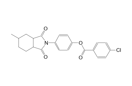 4-(5-methyl-1,3-dioxooctahydro-2H-isoindol-2-yl)phenyl 4-chlorobenzoate