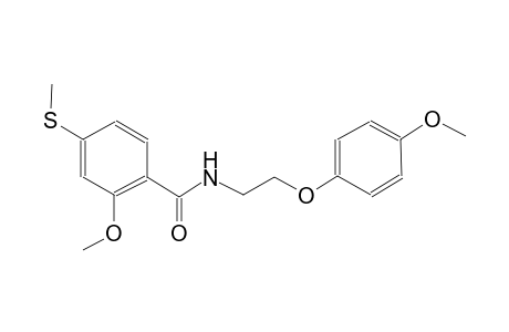 benzamide, 2-methoxy-N-[2-(4-methoxyphenoxy)ethyl]-4-(methylthio)-