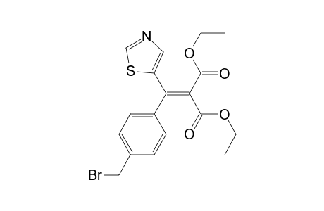 Diethyl 4-(bromomethyl)-2-phenyl-5-thiazolylmethylidenemalonate