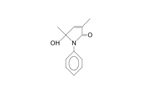 N-Phenyl-2,3-dimethyl-5-hydroxy-2(5H)-pyrrolinone