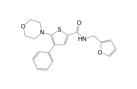 2-thiophenecarboxamide, N-(2-furanylmethyl)-5-(4-morpholinyl)-4-phenyl-