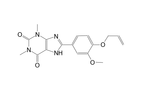8-[4-(allyloxy)-3-methoxyphenyl]-1,3-dimethyl-3,7-dihydro-1H-purine-2,6-dione