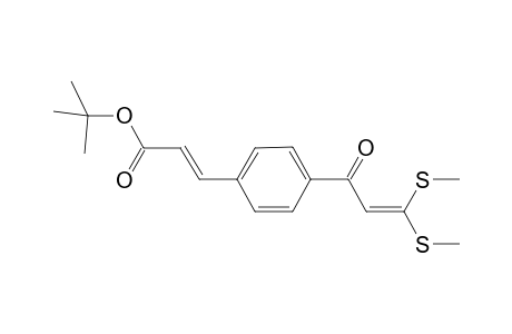 1,1-bis(Methylthio)-2-{4'-[2"-t-butoxycarbonyl)ethenyl]benzoyl}ethene