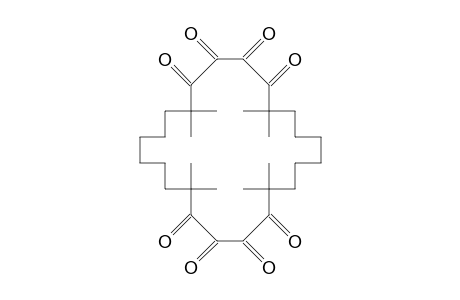 1,1,6,6,13,13,18,18-Octamethyl-cyclotetracosane-2,3,4,5,14,15,16,17-octaone