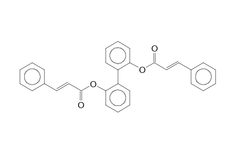 2'-([(2E)-3-Phenyl-2-propenoyl]oxy)[1,1'-biphenyl]-2-yl (2E)-3-phenyl-2-propenoate