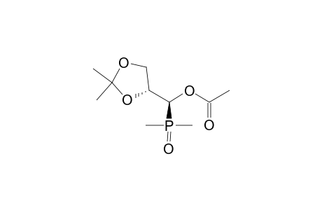 (1S,2R)-1-O-Acetyl-1-(dimethylphosphinyl)-2,3-O-isopropylideneglycerol