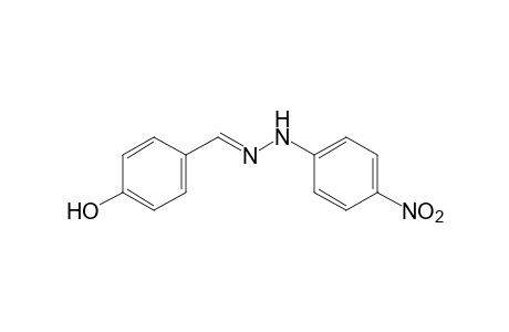 p-hydroxybenzaldehyde, (p-nitrophenyl)hydrazone