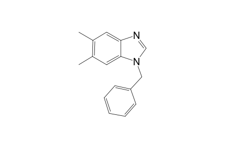 1H-1,3-Benzimidazole, 5,6-dimethyl-1-(phenylmethyl)-