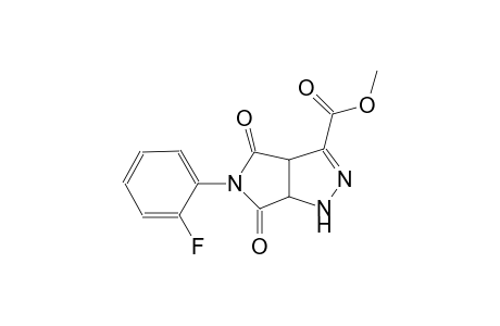 pyrrolo[3,4-c]pyrazole-3-carboxylic acid, 5-(2-fluorophenyl)-1,3a,4,5,6,6a-hexahydro-4,6-dioxo-, methyl ester