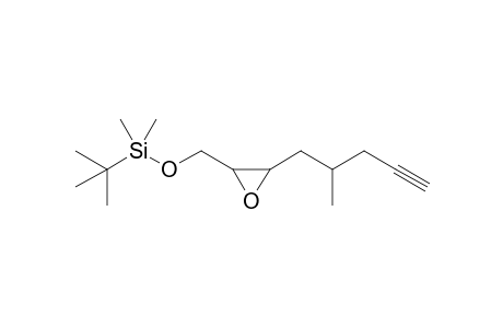 8-{[(t-Butyl)dimethylsilyl]oxy}-6,7-epoxy-4-methyloct-1-yne