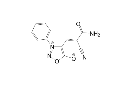 2-cyano-3-(3-phenyl)sydnon-4-yl)acrylamide