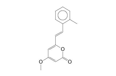 2H-Pyran-2-one, 6-[2-E-(2-tolyl)ethenyl]-4-methoxy-