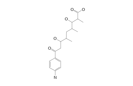 9-(4'-AMINOPHENYL)-3,7-DIHYDROXY-2,4,6-TRIMETHYL-9-OXO-NONOIC-ACID