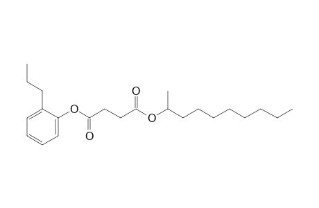 Succinic acid, dec-2-yl 2-propylphenyl ester