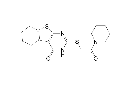 benzo[4,5]thieno[2,3-d]pyrimidin-4(3H)-one, 5,6,7,8-tetrahydro-2-[[2-oxo-2-(1-piperidinyl)ethyl]thio]-