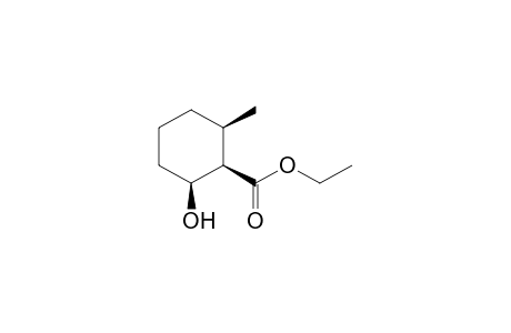 (-)-ethyl (1R,2R,6S)-2-hydroxy-6-methylcyclohexanecarboxylate