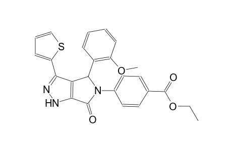 benzoic acid, 4-(4,6-dihydro-4-(2-methoxyphenyl)-6-oxo-3-(2-thienyl)pyrrolo[3,4-c]pyrazol-5(1H)-yl)-, ethyl ester