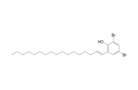 (E)-2,4-Dibromo-6-(1-heptadecenyl)phenol