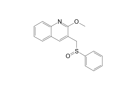 2-Methoxy-3-(phenylsulfinylmethyl)quinoline