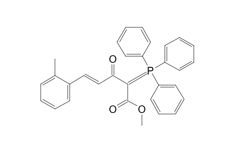 (E)-3-keto-5-(o-tolyl)-2-triphenylphosphoranylidene-pent-4-enoic acid methyl ester