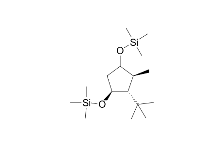 (trans)-3 (cis)-5-bis[(Trimethylsilyl)oxy]-(trans)-1-methyl, (cis)-2-t-butylcyclopentane