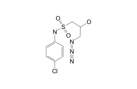 3-Azido-N-(4-chlorophenyl)-2-hydroxypropane-1-sulfonamide