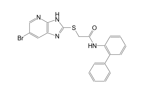 N-[1,1'-biphenyl]-2-yl-2-[(6-bromo-3H-imidazo[4,5-b]pyridin-2-yl)sulfanyl]acetamide