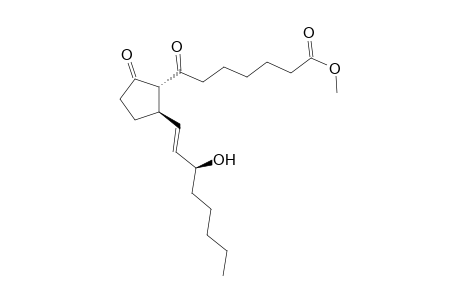 Prost-13-en-1-oic acid, 15-hydroxy-7,9-dioxo-, methyl ester, (13E,15S)-