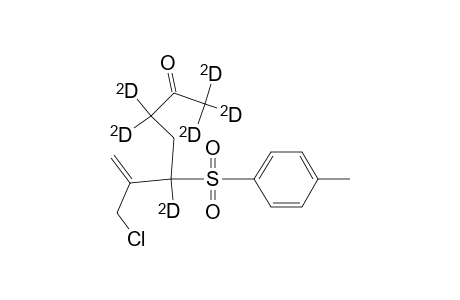 6-(Chloromethyl)-1,1,1,3,3,5-hexadeuterio-5-tosyl-6-hepten-2-one