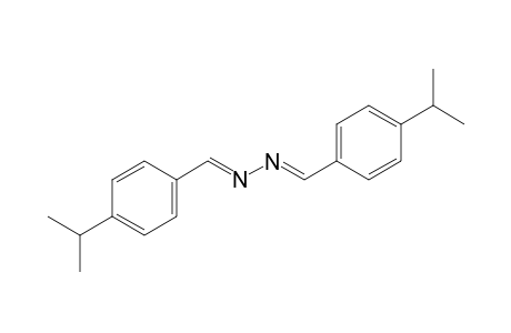 p-isopropylbenzaldehyde, azine