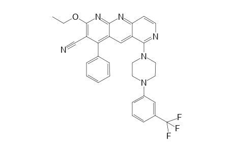 3-Cyano-2-ethoxy-4-phenyl-6-[1-(.alpha.,alpha.,.alpha.-trifluoro-m-tolyl)piperazino]-1,7,10-antyridine