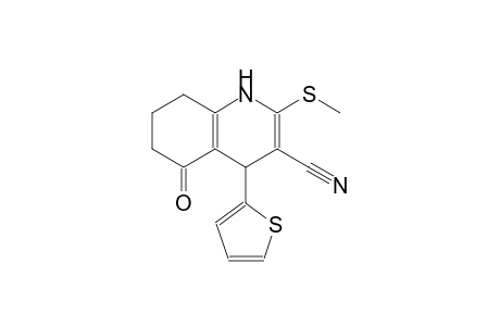 3-quinolinecarbonitrile, 1,4,5,6,7,8-hexahydro-2-(methylthio)-5-oxo-4-(2-thienyl)-