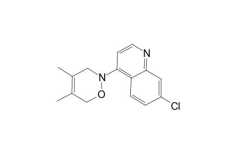Quinoline, 7-chloro-4-(3,6-dihydro-4,5-dimethyl-2H-1,2-oxazin-2-yl)-