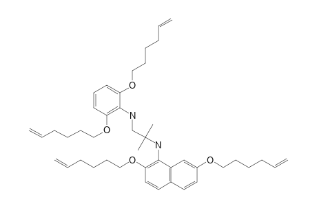 2-[2,7-BIS-(HEX-5-ENYLOXY)-NAPHTHYLAMINO]-1-[2,6-BIS-(HEX-5-ENYLOXY)-PHENYLAMINO]-2-METHYLPROPANE