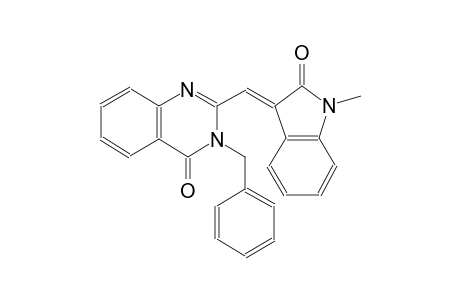 3-benzyl-2-[(E)-(1-methyl-2-oxo-1,2-dihydro-3H-indol-3-ylidene)methyl]-4(3H)-quinazolinone