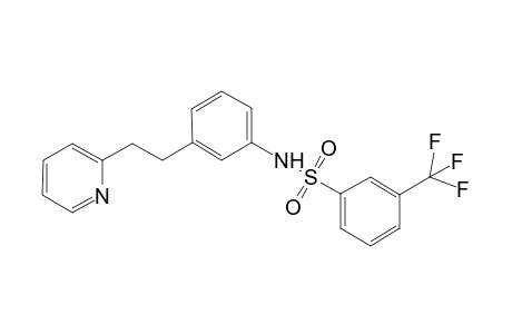 Benzenesulfonamide, N-[3-[2-(2-pyridinyl)ethyl]phenyl]-3-(trifluoromethyl)-