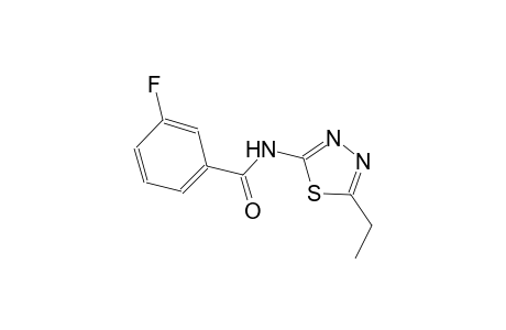 N-(5-ethyl-1,3,4-thiadiazol-2-yl)-3-fluorobenzamide