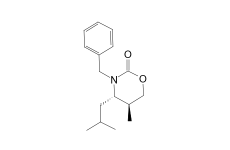 (4S,5S)-3-Benzyl-4-isobutyl-5-methyl-1,3-oxazinan-2-one
