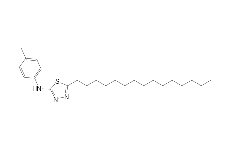 2-(4-Methylphenylamino)-5-pentadecyl-1,3,4-thiadiazole