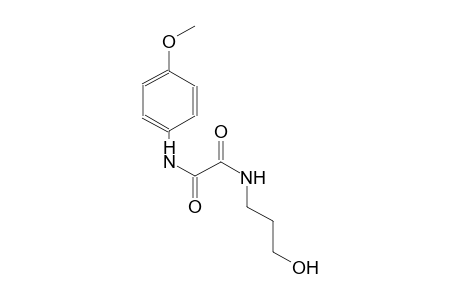 N~1~-(3-hydroxypropyl)-N~2~-(4-methoxyphenyl)ethanediamide