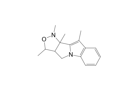 1,3,10,10b-tetramethyl-1,3a,4,10b-tetrahydro-3H-isoxazolo[3',4':3,4]pyrrolo[1,2-a]indole