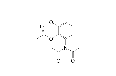Acetamide, N-acetyl-N-[2-(acetyloxy)-3-methoxyphenyl]-