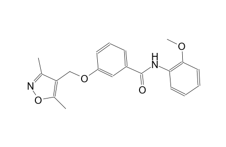 benzamide, 3-[(3,5-dimethyl-4-isoxazolyl)methoxy]-N-(2-methoxyphenyl)-
