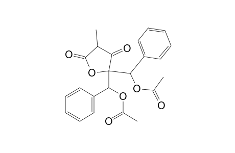 2(5H)-Furanone, 5,5-bis([acetyloxy)phenylmethyl]-4-methoxy-