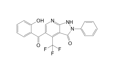 2-Phenyl-5-salicyloyl-4-(trifluoromethyl)-1,2-dihydro-3H-pyrazolo[3,4-b]pyridin-3-one