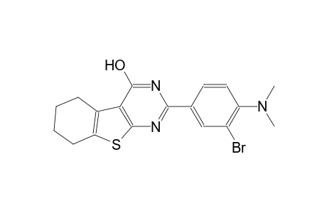 benzo[4,5]thieno[2,3-d]pyrimidin-4-ol, 2-[3-bromo-4-(dimethylamino)phenyl]-5,6,7,8-tetrahydro-
