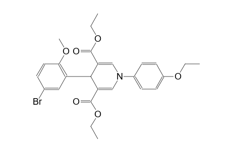 3,5-pyridinedicarboxylic acid, 4-(5-bromo-2-methoxyphenyl)-1-(4-ethoxyphenyl)-1,4-dihydro-, diethyl ester