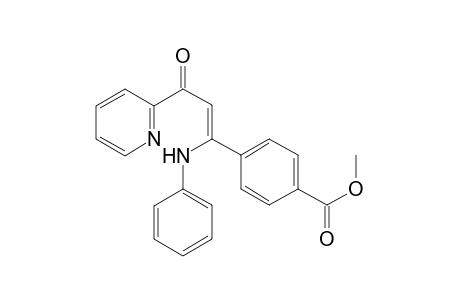 Methyl (Z)-4-[3-oxo-1-(phenylamino)-3-(pyridin-2-yl)prop-1-en-1-yl]benzoate